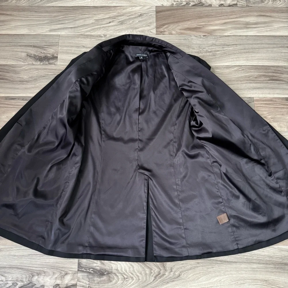 Universal Standard Black Wool Blend Classic Blazer Size Extra Small